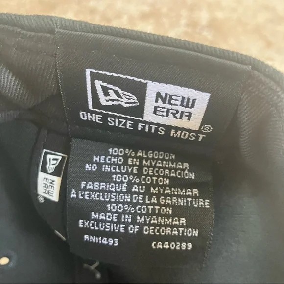 NWT New Era Cincinnati Bengals NFL Adjustable Black Cap Baseball Hat 9Twenty - Picture 11 of 12